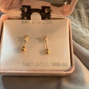 14k childs earring